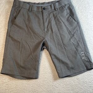 Ping Sensorcool Mens Grey Polyester Casual Golf Shorts Size 32